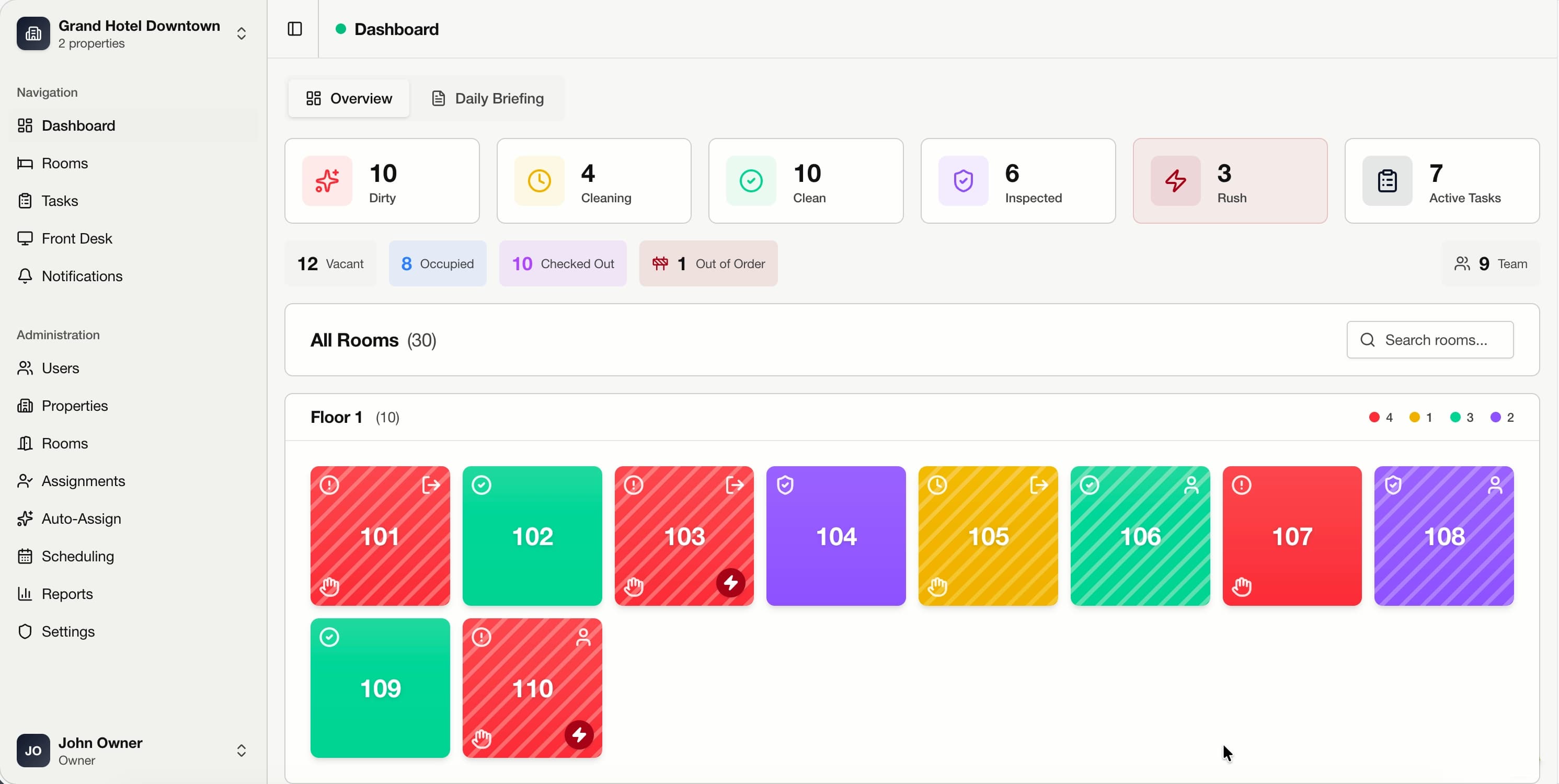 HotelOps Desktop App